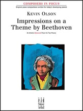 Impressions on a Theme by Beethoven piano sheet music cover